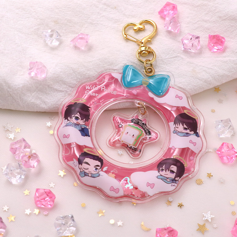 Custom Pvc Wreath Keychain