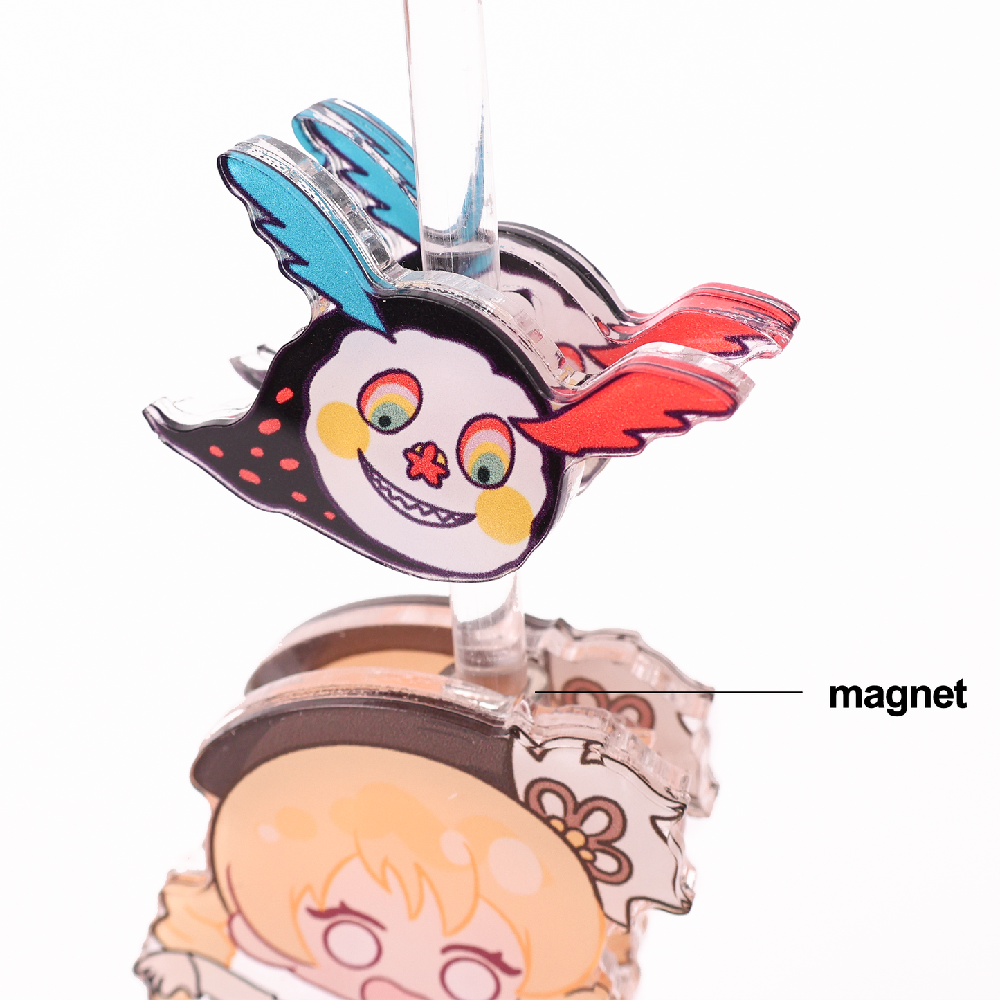 Custom Magnetic Repulsion Bouncy Acrylic Standee