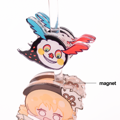 Custom Magnetic Repulsion Bouncy Acrylic Standee