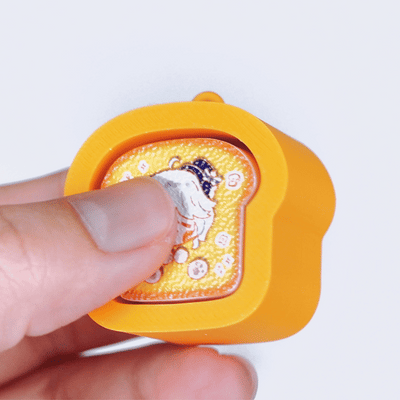 Custom Toast/Cup clicker Fidget keychain