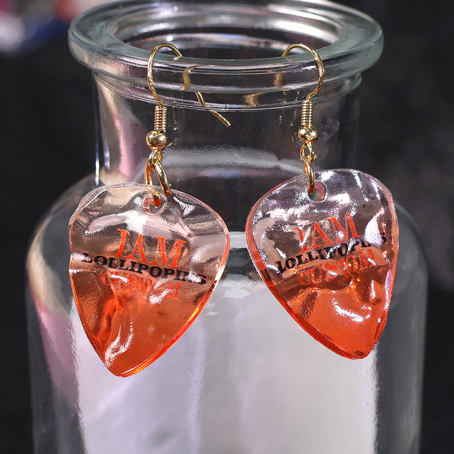 Custom Water ripple earrings keychain