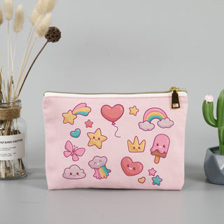 Custom Logo  Canvas Zipper