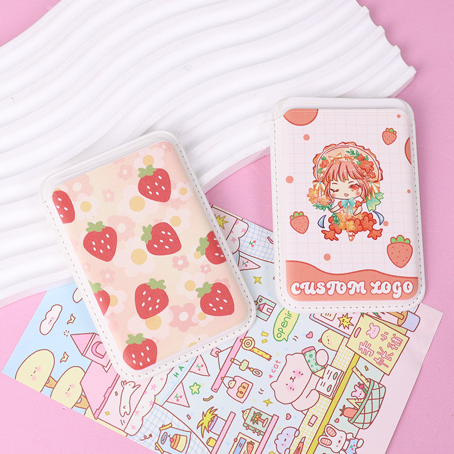 Custom magnetic card holder