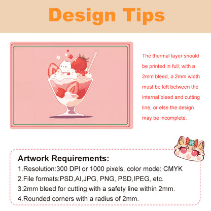 Custom lenticular card（ Back is blank）