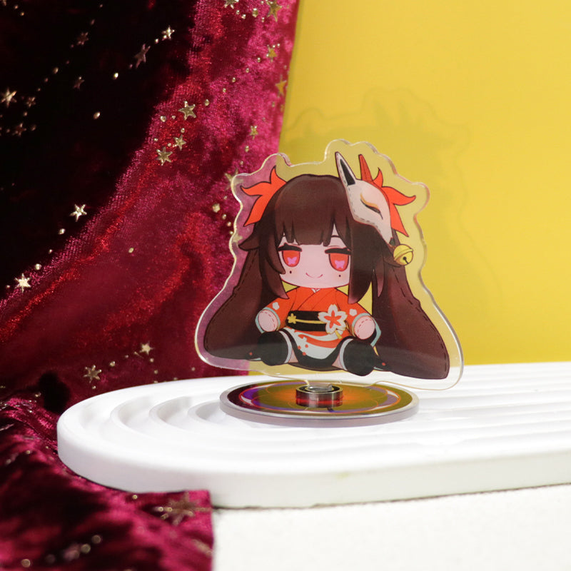 Acrylic spinning standee