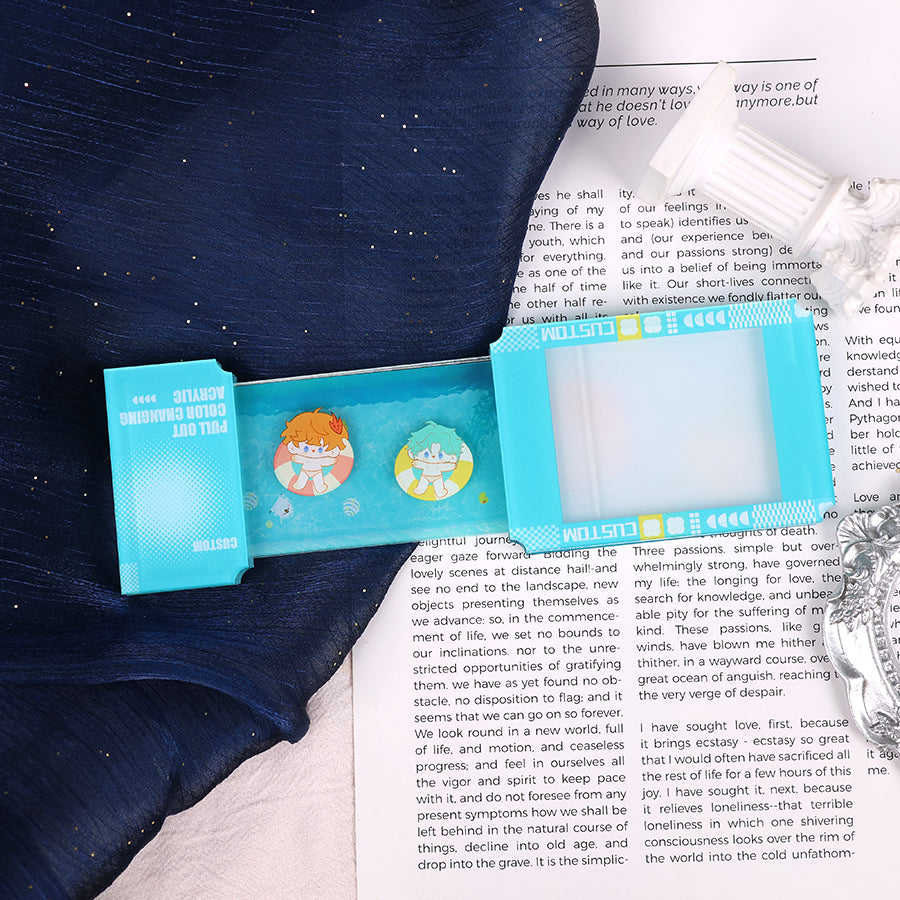 Custom Pullout color-changing acrylic