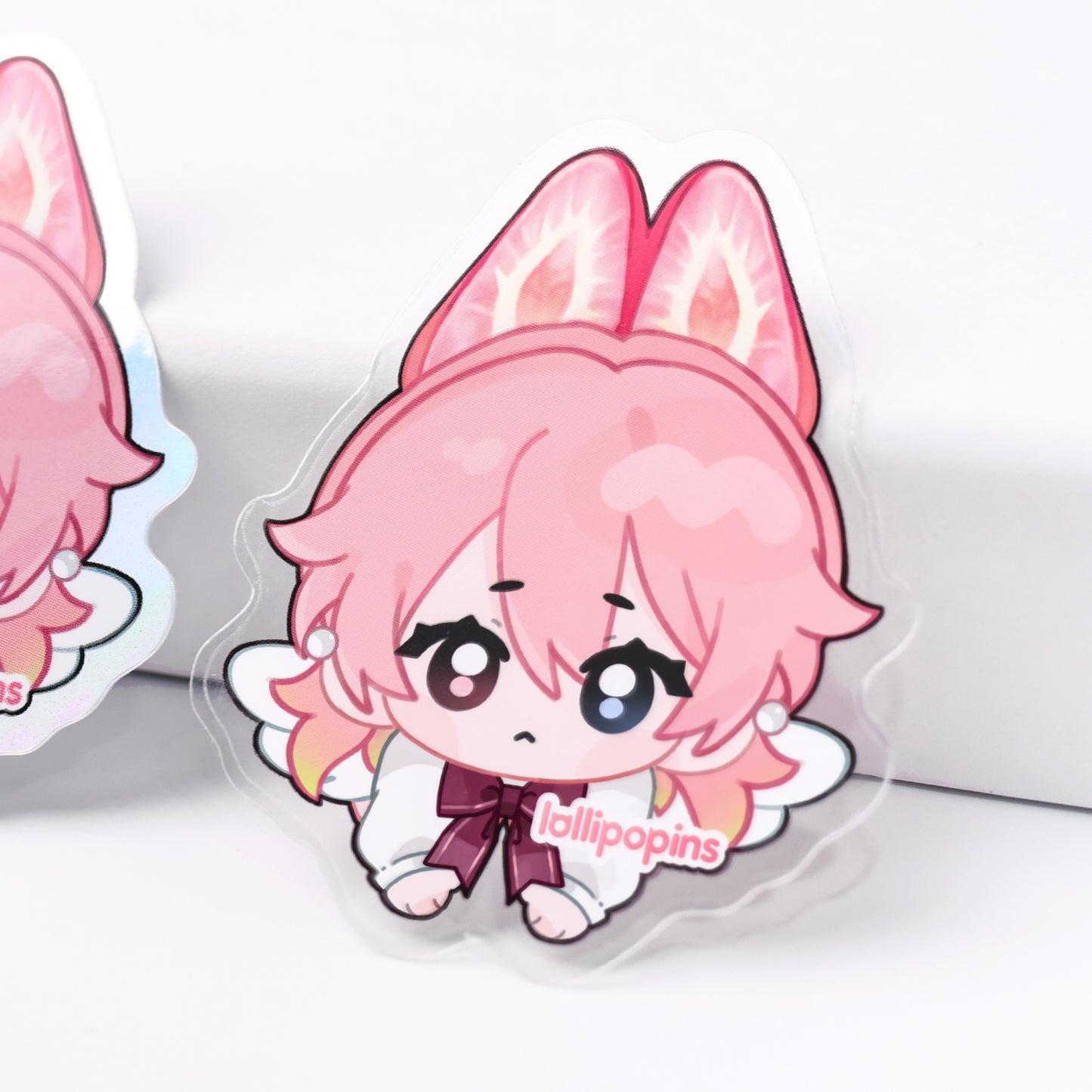 Custom Clear PET Vinyl Die Cut Stickers