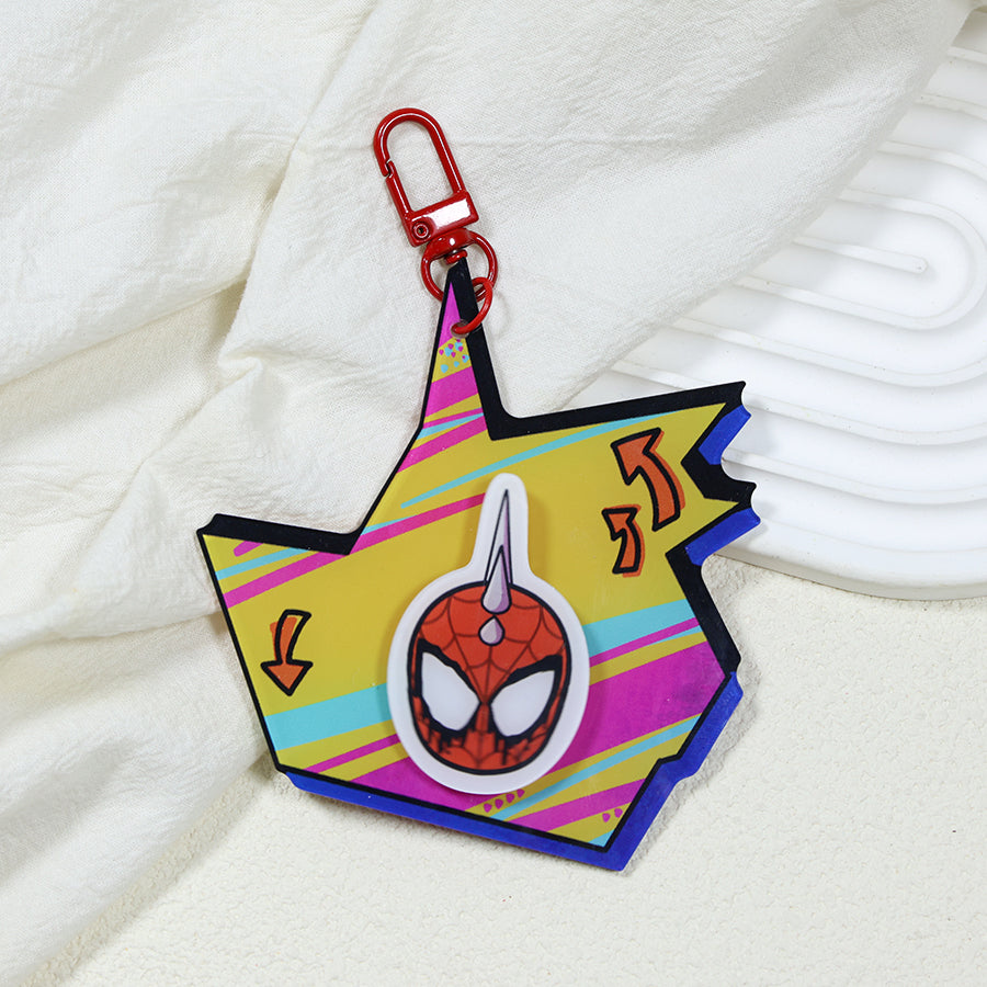 custom Rotating acrylic keychain