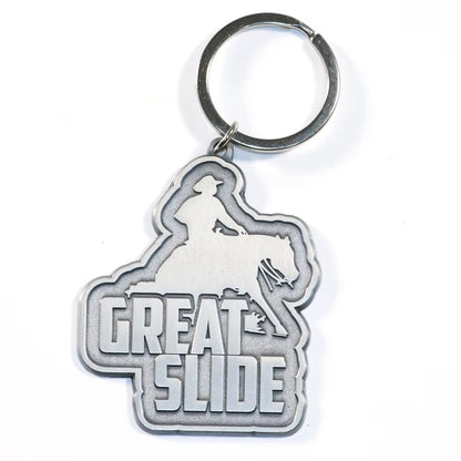 Metal enamel keychain