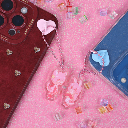 Custom Magnetic keychain for mobile phones