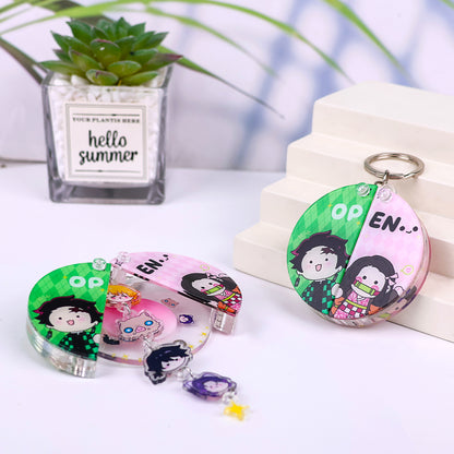 Custom Retractable Acrylic Charm