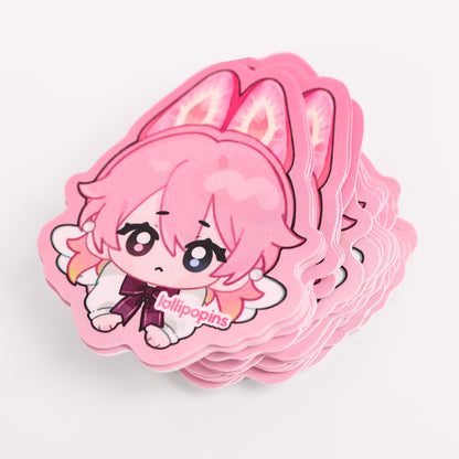 Custom Colored Edge Die Cut Stickers