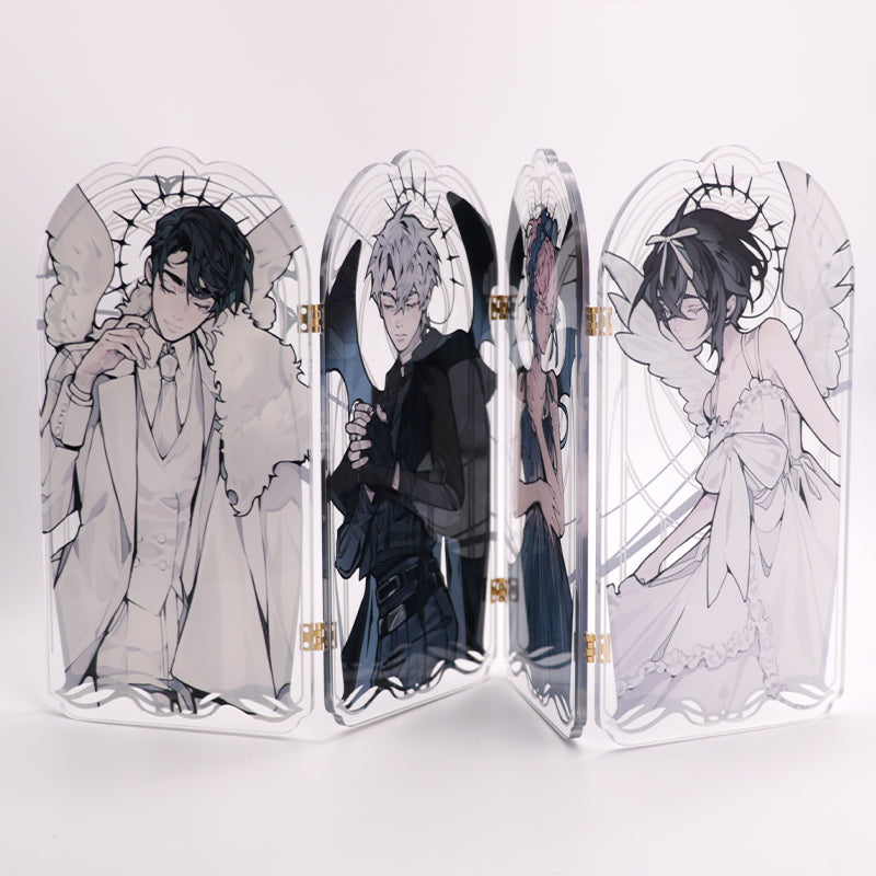 Custom Acrylic folding screen standee