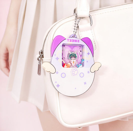 Custom Tamagotchi  Acrylic  Rotating Dress-up Charm