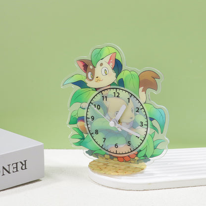 Acrylic clock standees