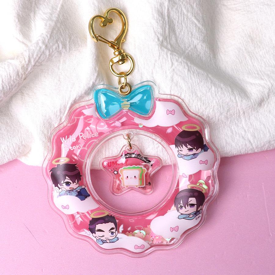 Custom Pvc Wreath Keychain