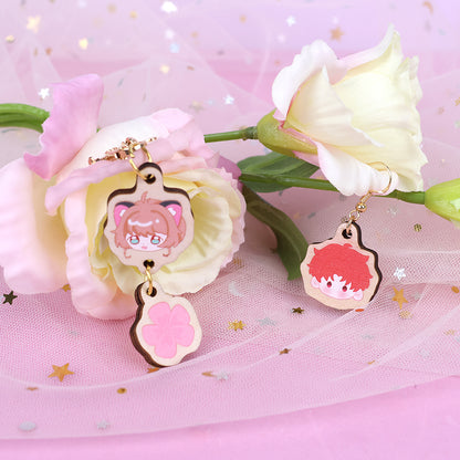 Custom  Wooden earrings