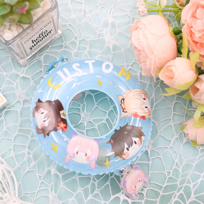 Custom Swim Ring Keychain