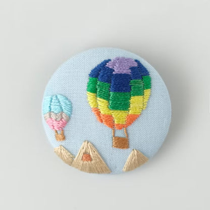 Embroidery Button Badge