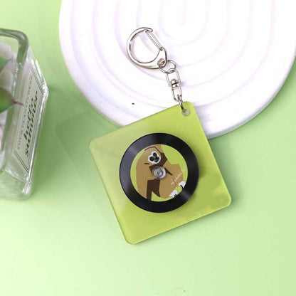 Custom  Acrylic  CD  Keychain