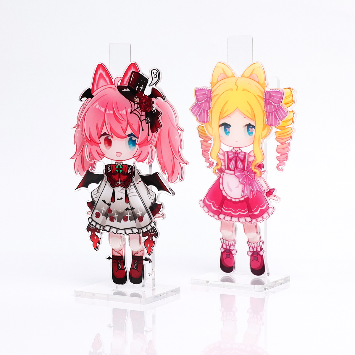 Custom Press-Action Movable Acrylic Standee