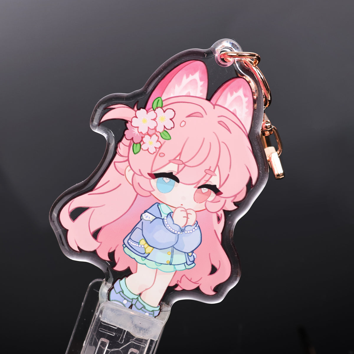 Custom Acrylic Imitation Epoxy  Keychain
