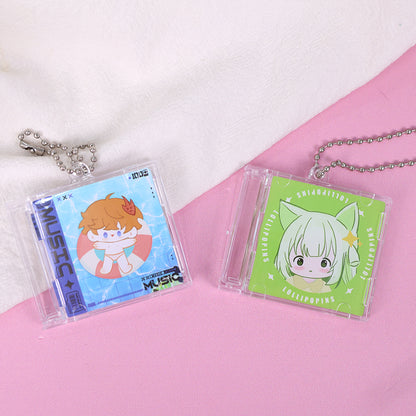 Custom acrylic CD keychain