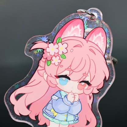Custom Acrylic Holographic Keychain