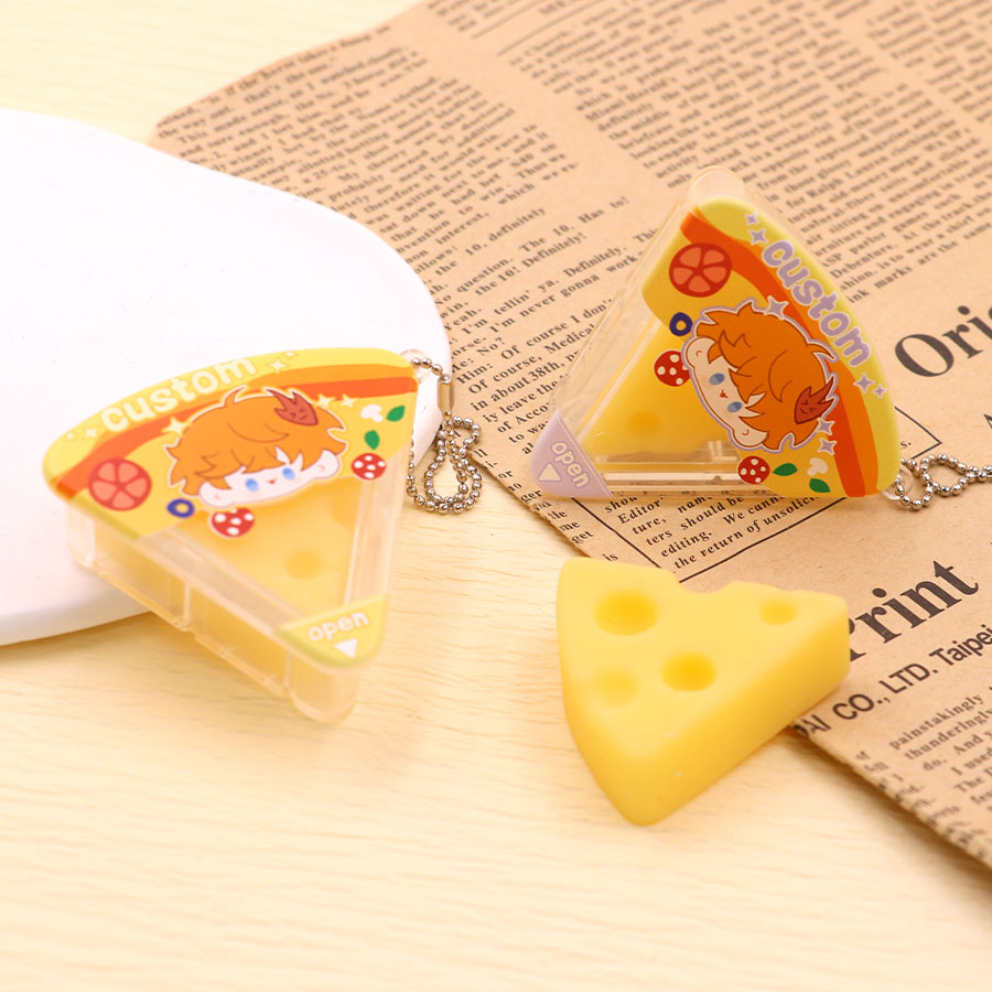 Custom Cheese keychain