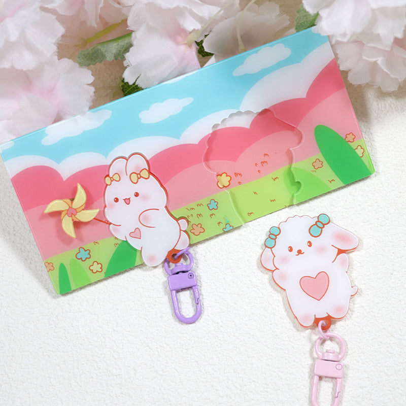 Acrylic wall hanging keychain