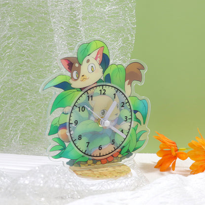 Acrylic clock standees