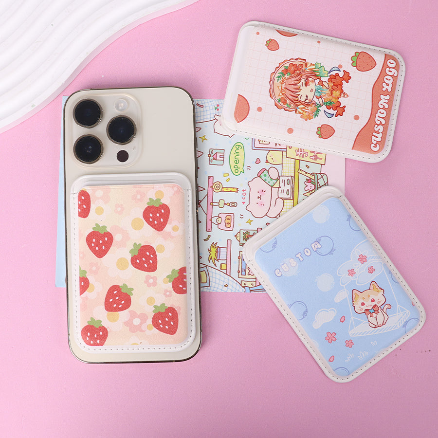 Custom magnetic card holder