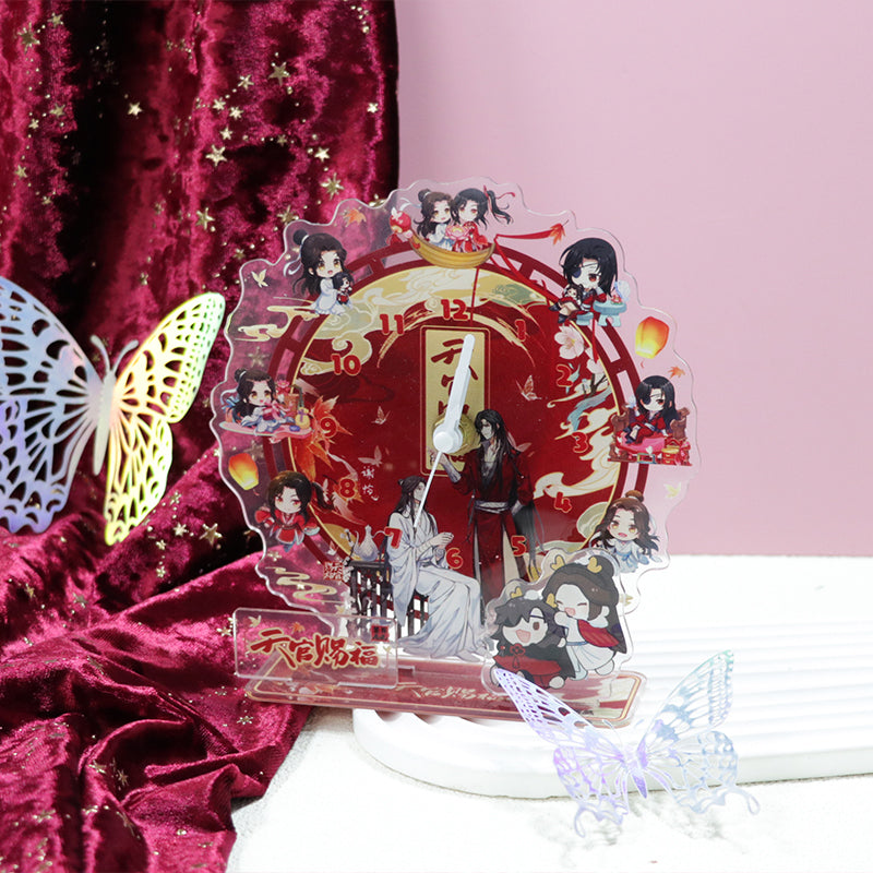 Custom Acrylic Clock Standees