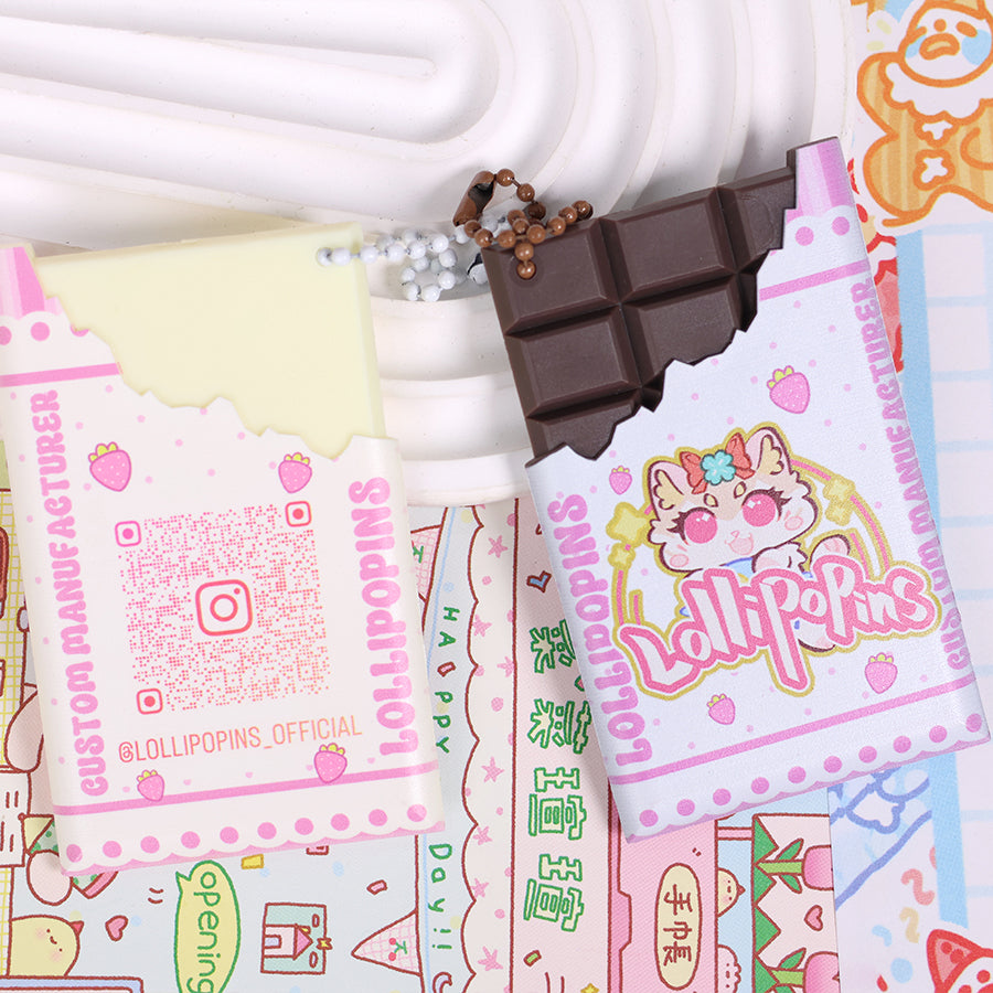 Custom chocolate keychain(Large)