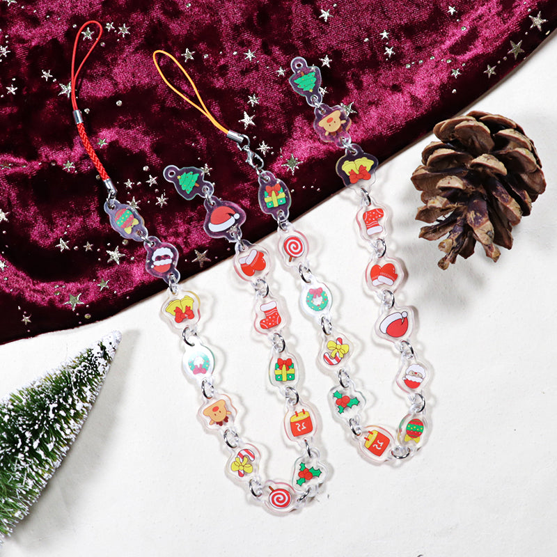 Custom Acrylic phone charm necklace