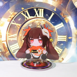 Acrylic spinning standee