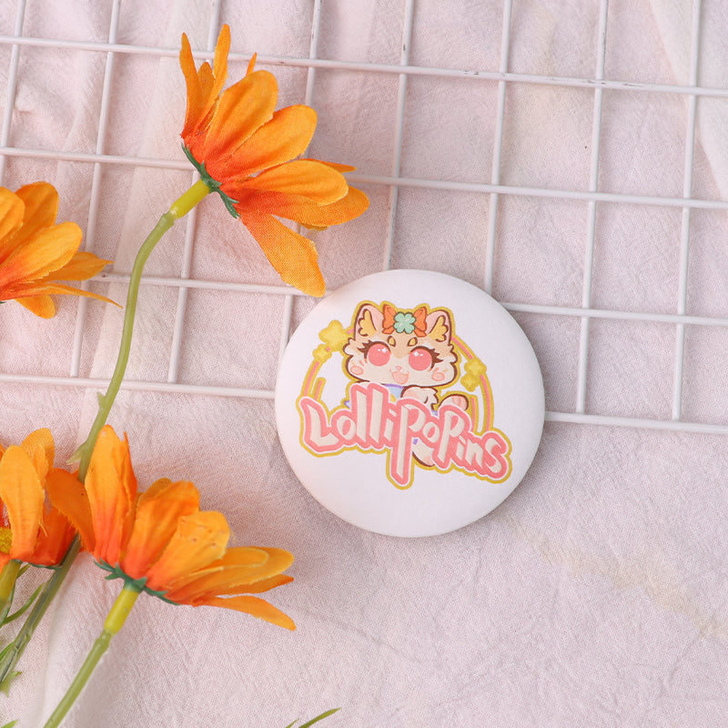 Custom paper Button Badge