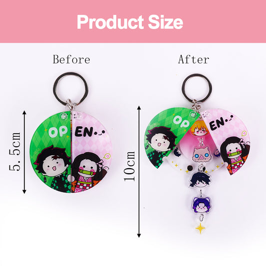 Custom Retractable Acrylic Charm