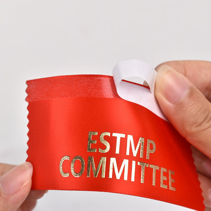 Custom badge ribbon