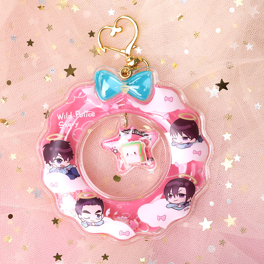 Custom Pvc Wreath Keychain
