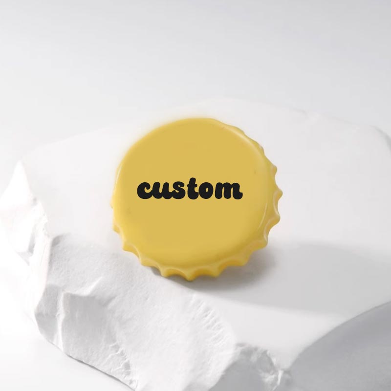 Custom Beer Bottle Button Badge