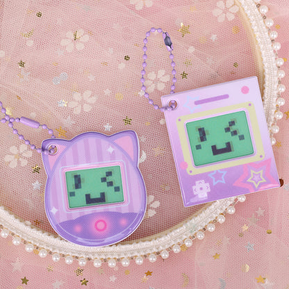 Custom puffy lenticular keychain