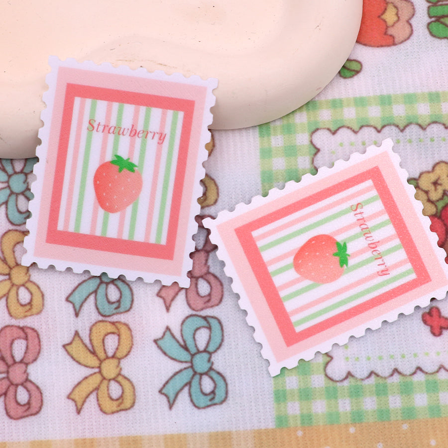 Custom Stamp Shape Stickers