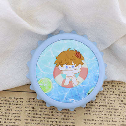 Custom Magnetic bottle cap opener