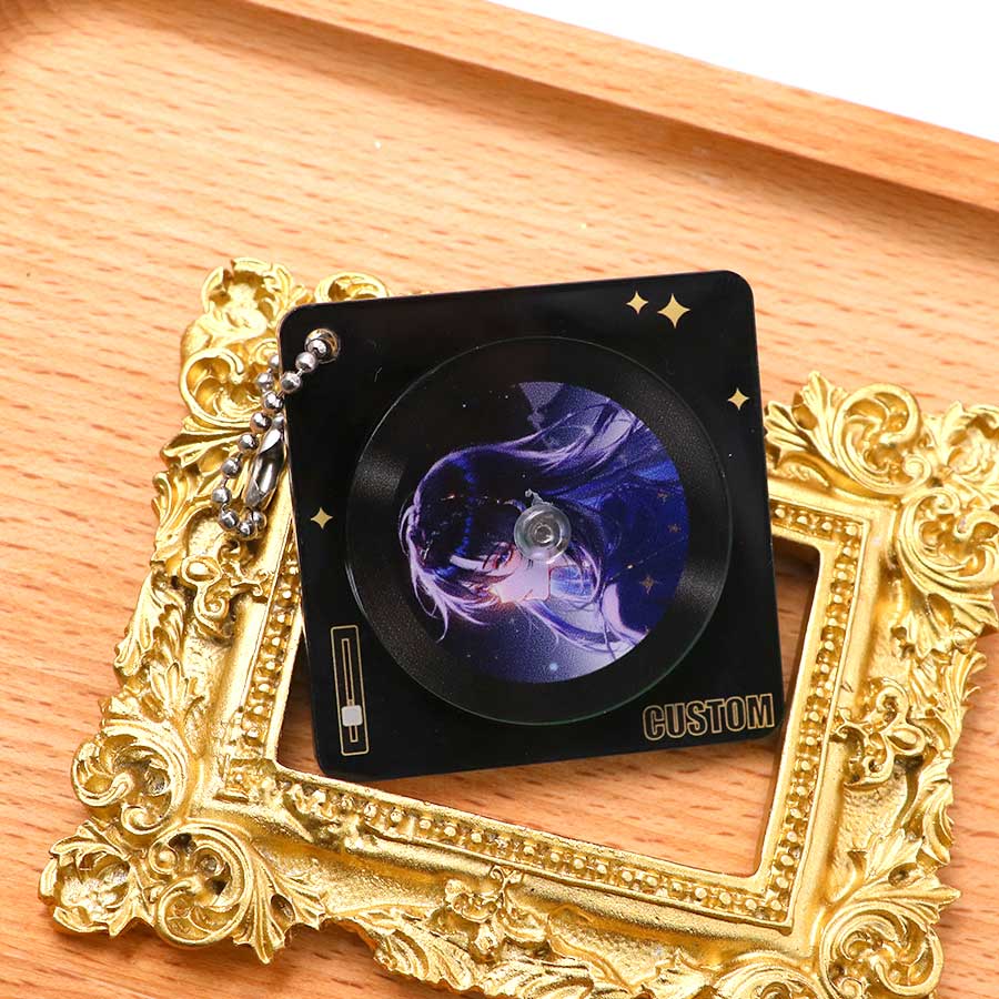Custom  Acrylic  CD  Keychain