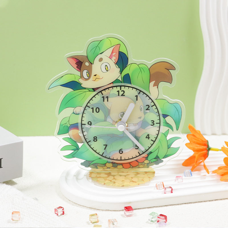 Acrylic clock standees