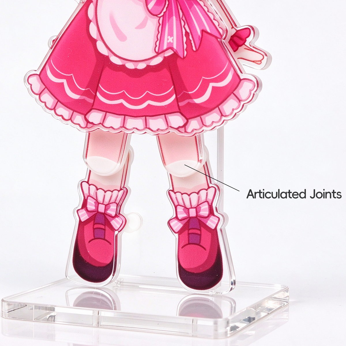 Custom Press-Action Movable Acrylic Standee