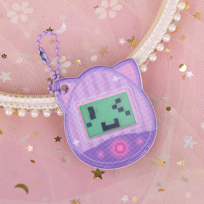 Custom puffy lenticular keychain