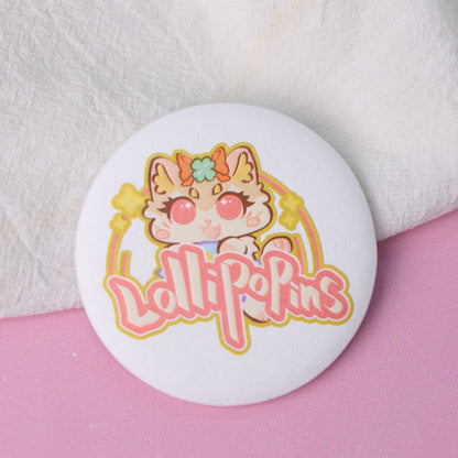 Custom paper Button Badge