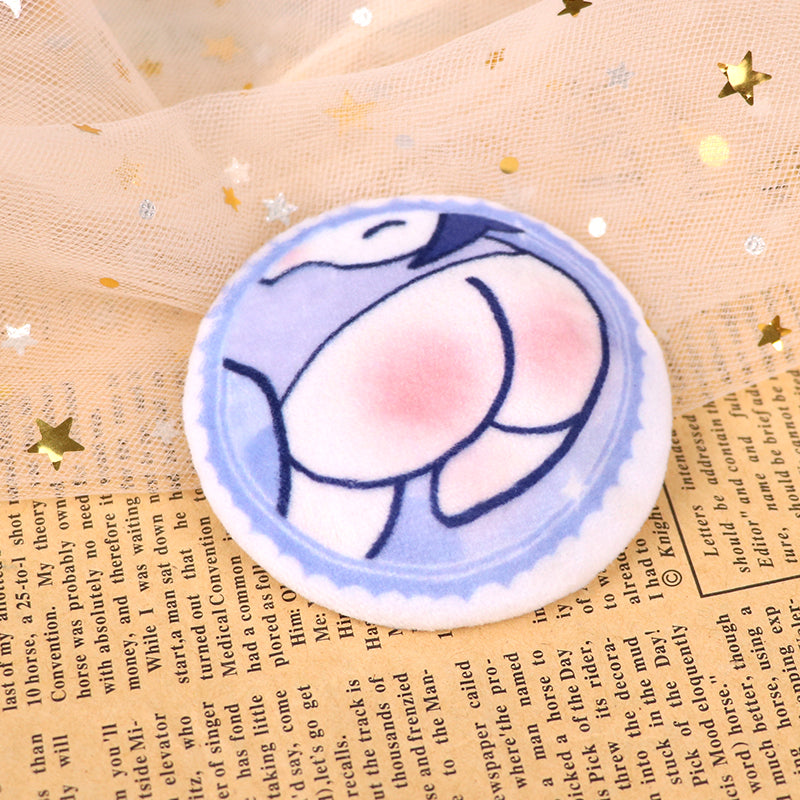Custom plush button pin